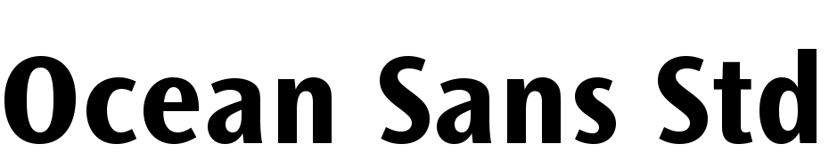 Ocean Sans Std Bold cкачати шрифт безкоштовно